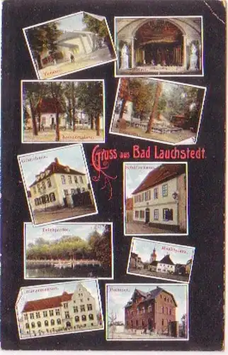 17627 Multi-image Ak Gruss de Bad Lauchstedt 1912
