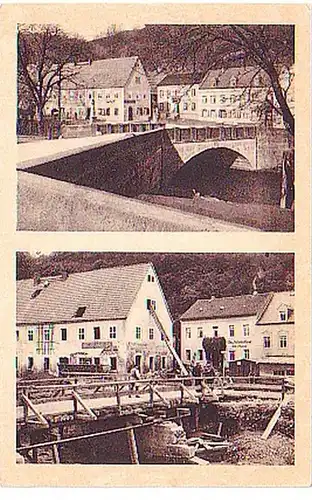 17623 Ak Bad Berggießhübel Unwetterkatastrophe 1927