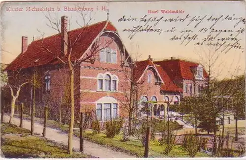 17601 Ak Kloster Michaelstein bei Blankenburg i.H. 1911