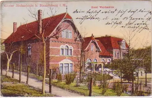 17601 Ak Monastère Michaelstein près de Blankenburg i.H. 1911
