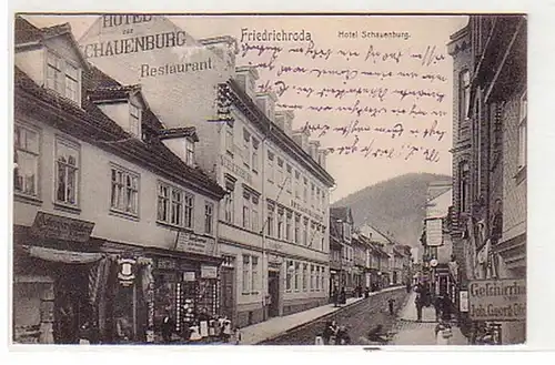 17580 Ak Friedrichroda Hotel Schauenburg 1907