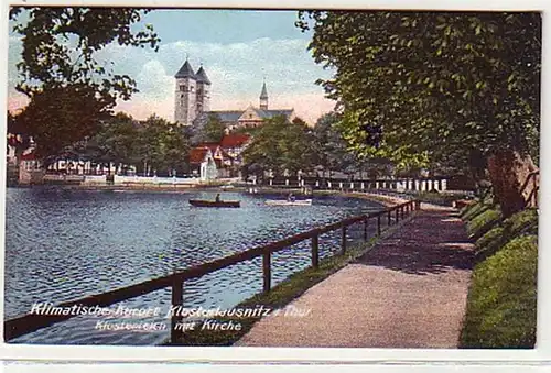 17573 Ak Klosterlausnitz in Thuringen Kösterteich 1910