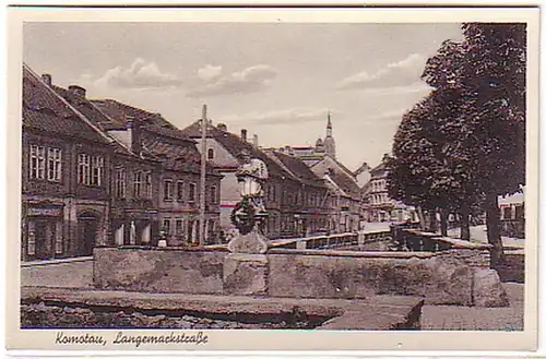17556 Ak Komotau Langemarkstrasse um 1940