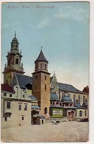 17553 Ak Krakow Wawel Königsschloß um 1910