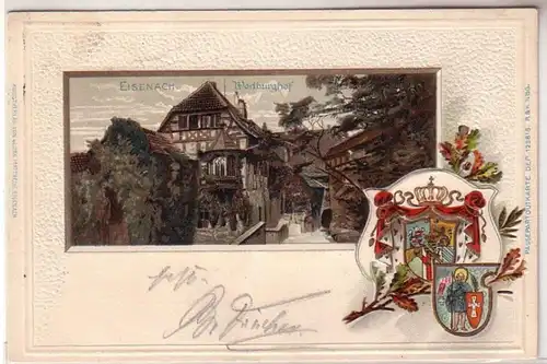 17546 Passe Partout Plage Ak Eisenach Wartburghof 1901
