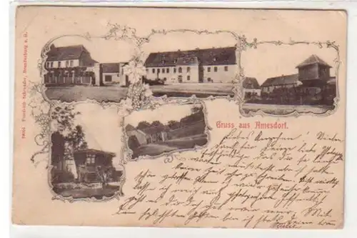 17535 Mehrbild Ak Gruß aus Amesdorf 1904