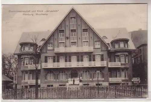 17521 Ak Hamburg Moorkamp Diakonissenanstalt und Klinik "Jerusalem" 1913