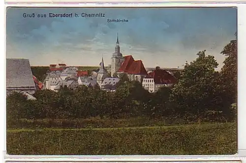 17512 Feldpost Ak Gruß aus Ebersdorf b.Chemnitz 1918