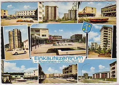 17504 Ak Centre commercial Rüsselsheim Haßloch Nord 1971