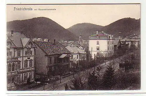 17495 Ak Friedrichroda avec Alexandrinenstraße vers 1910