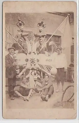 17450 Foto Ak Schützenadler beim Schützenfest 1928