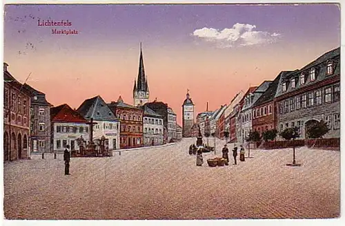 17423 Ak Lichtenfels Marktplatz um 1915