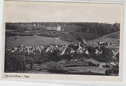17407 Ak Schwalenberg en vue totale de Lippe vers 1930