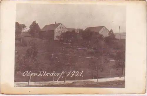 17405 Foto Ak Ober Elsdorf Ortsansicht 1921