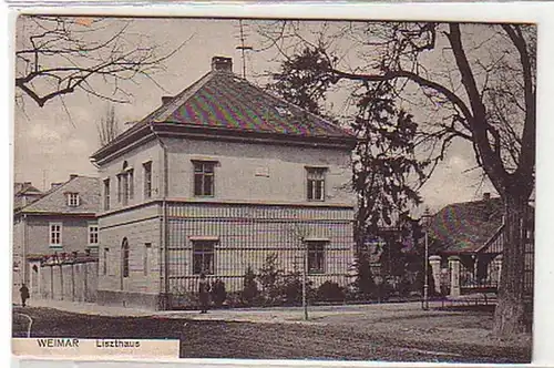 17382 Ak Weimar Liszthaus um 1920