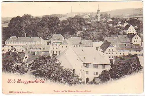 17350 Ak Bad Berggiesshübel Gesamtansicht um 1900