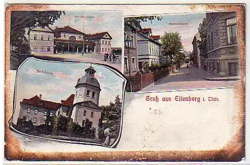 17323 Mehrbild Ak Gruß aus Eisenberg in Thür. 1909