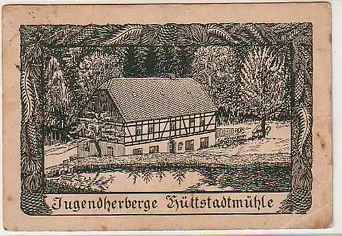 17320 Ak Ansprung bei Zöblitz Jugendherberge 1924