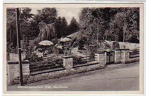 17298 Ak Neuhäule restaurant de jardin Fries vers 1940