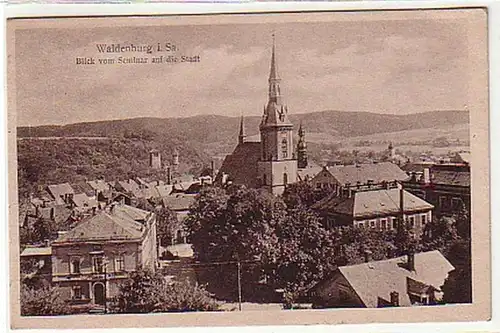 17289 Ak Waldenburg in Sa. Blick vom Seminar 1925