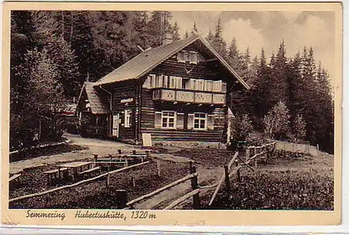 17287 Ak Semmering Hubertushütte 1320 m um 1925