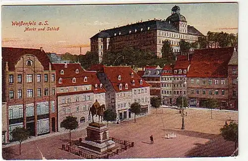 17276 Weissenfels a.S. Markt & Schloss 1921