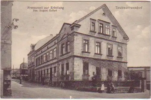 17261 Ak Teichwolframsdorf Gasthaus "Zur Relaxe" 1910
