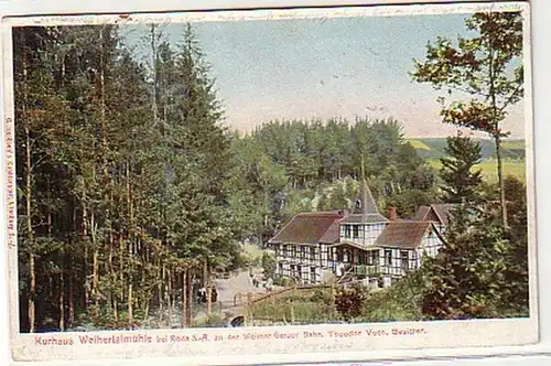 17260 Ak Kurhaus Weihertalmühle près de Roda S.-A. 1908