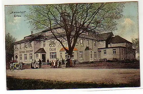17256 Ak Erlau in Sa. Gasthaus "Kaiserhof" um 1920