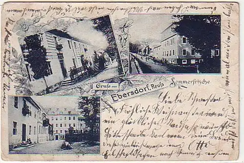 17247 Multi-image Ak Gruss de Ebersdorf Reuss 1903