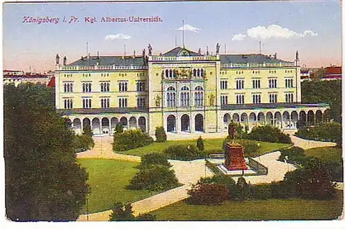 17215 Ak Königsberg à l'Université Pr.Albertus vers 1915