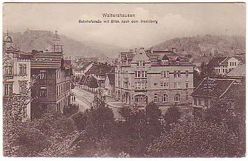 17175 Ak Waltershausen Bahnhofstraße 1913