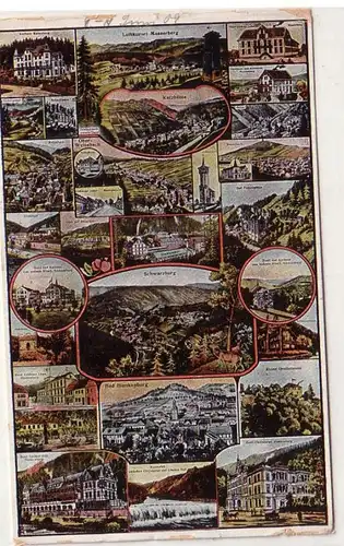 17169 Mehrbild Ak Schwarzburg in Thüringen und Umgebung um 1920