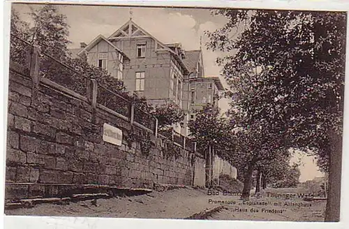 17126 Ak Bad Blankenburg dans la forêt de Thuringe vers 1910