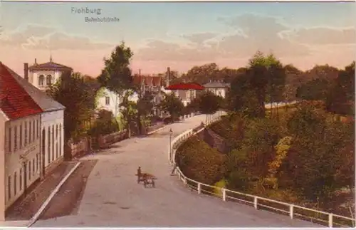17086 Ak Frohburg Bahnhofstrasse um 1910