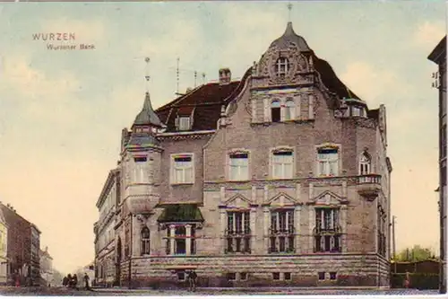17039 Ak Wurzen Wurzener Bank um 1906