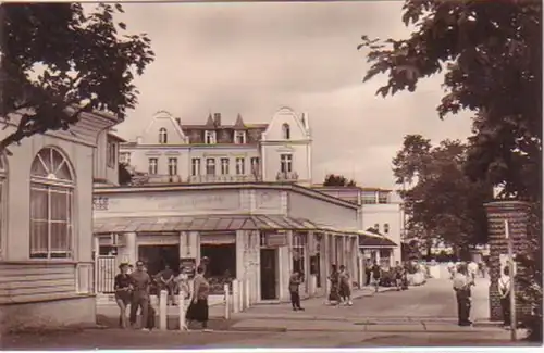 17032 Ak Seebad Bansin Promenade de plage 1960