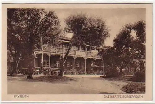 17023 Ak Bayreuth Gaststätte Bürgerreuth 1926