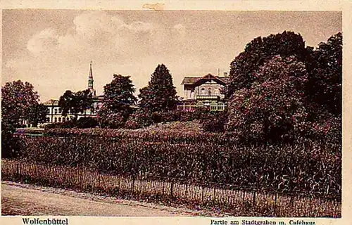 17000 Ak Wolfenbüttel M. Caféhaus 1940