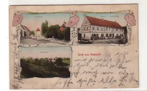 16992 Mehrbild Ak Gruß aus Nienstedt Gasthof 1911