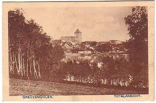 16965 Ak Grevesmühlen Totalansicht um 1920