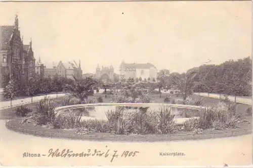16954 Ak Altona Kaiserplatz 1903