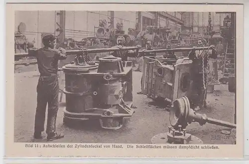 16910 Ak Hanomag Hannover Linden Lokomotivzylinderbau Bild 11 um 1930