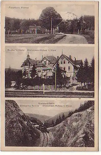 16873 Mehrbild Ak Dreiannen Hohne im Harz 1911
