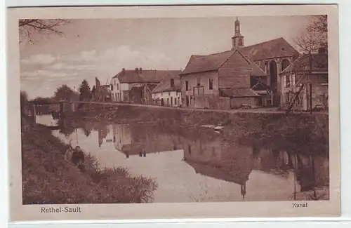 16857 Ak Rethel-Sault France Canal vers 1915