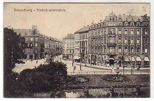 16820 Ak Braunschweig Friedrich Wilhelmstraße um 1920