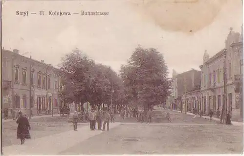 16802 Feldpost Ak Stryj Ukraine Bahnstraße 1915