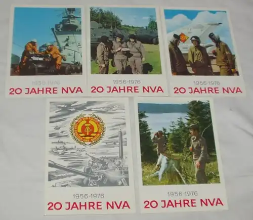16759 / 5 Ak 20 Jahre NVA - DDR 1976