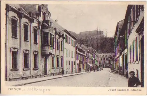 16737 Feldpost Ak Bitsch Josef Bürckel Strasse 1942