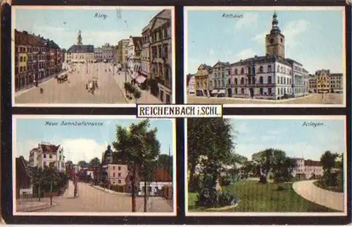 16724 Mehrbild Ak Reichenbach in Schlesien 1909